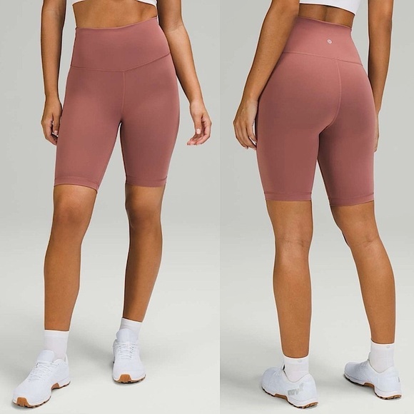 Lululemon Wunder Train High Rise Activewear Athletic Short 8" / Spiced Chai Sz 2 - Picture 1 of 10